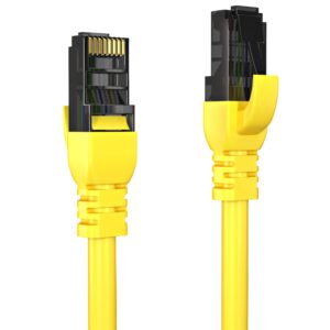 GenuineXER CAT6A Ethernet Cable | 500MHz Bandwidth, 10Gbps High-Speed LAN Cable | 26 AWG Bare Copper Core | Compatible with Routers, Laptops, PS5, PS4, Xbox, Modems, Smart TVs & CCTV Systems, 1 Meter