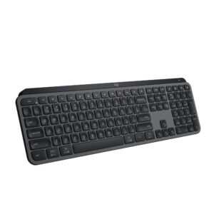 MX Keys S Wireless Keyboard, Low Profile, Fluid Precise Quiet Typing, Programmable Keys, Backlighting, Bluetooth, USB C Rechargeable, for Windows PC, Linux, Chrome, Mac - Graphite
