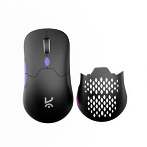 Chimera V2 RGB Wireless Gaming Mouse with Hot-swappable 50M Switches, Dual Magnetic Shells, 6 Programmable Buttons, Triple-Mode Connectivity & Adjustable DPI up to 12000
