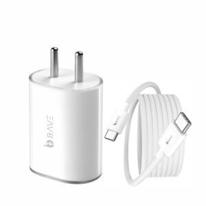 45W PPS PD 3.0 Fast Charger with Type-C to Type-C Cable | Compatible with Nothing Phone 3a, 3a Pro, 2a, 2, 1 & CMF Phone 1 | USB-C Power Adapter with Power Delivery Support | White