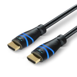 8K HDMI 2.1 Cable (6FT, 8K 60Hz HDR, 4K 120Hz, High Speed 48Gbps with Ethernet, eARC, 3D, HDCP 2.3) - Compatible with PS5, Xbox, Roku, Apple TV, Switch, PC