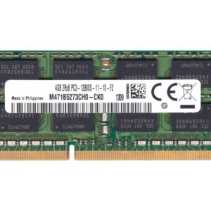 4GB DDR3 1600MHz Laptop RAM - PC3-12800S 204-Pin SODIMM 1.5V CL11 Laptop Memory Upgrade, Compatible Replacement for Samsung Part M471B5273CH0-CK0